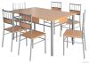 7pcs Modern MDF top Metal Dining table set