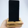 Mobile Phone Holder Bamboo Amplifier Handmade Natural Wood Cellphone Stand Wooden Charging Dock Station