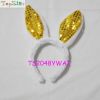 Yellow Bunny Headband With Glitter