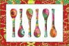 100%Melamine Salad Spoon set