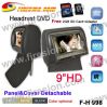 9 inch Headrest DVD free 2GB sd card  digital screen touch panel