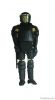 Anti riot suit Riot Gear Black Body Armor