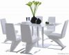 glass dining table din...