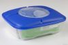 Big Divided Lunch Box with Spoon &amp; Fork (0342)