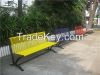 Powder coated outdoor bench metal park bench steel garden bench