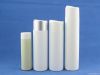 Flush hair care cylinder plastic bottle