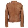 Tan Color Leather Motorbike Jacket/Cowhide Leather Fashion