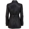 Modern style excellent quality real fur coat ostrich real fox fur leather jacket