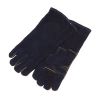 black leather Gloves