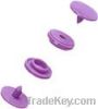 Plastic snap fastener
