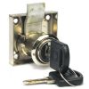 Drawer Lock / Chrome plated and Brass Plated 20mm 30 mm 22mm Drawer Lock Double Turn / Drawer Lock for Furniture