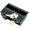 CUPBOARD LOCK WITH DECORATIVE KEY / TWO TURN CUPBOARD LOCK / BRASS CUPBOARD LOCK WITH LONG KEY / STEEL BLACK CUPBOARD LOCK