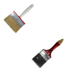 Paint Brush With Wooden Handle Wooden Handle /Natural Black Bristle With TPR Grip/Paint Brush