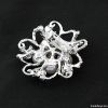 5Pearls Alloy Flower Brooches