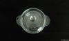 1.0L Round glass casserole with lid