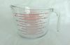 Glass measuring cups