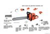 CE 45cc gasoline chainsaw