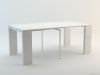 AY-6004Tmodern extensible wooden high gloss dining table