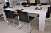 AY-6004Tmodern extensible wooden high gloss dining table