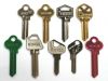 Brass key blank and co...