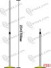 high quality long time use telescopic outdoor advertising flag pole