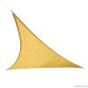 Triangle HDPE knited garden sunshade sail