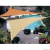 Triangle swimming pool sunshade sail