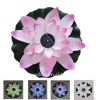 led solar garden decorate floating light lotus flower