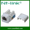 white color Cat5e keystone jack