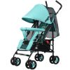 CoBaby Carriage Travel Stroller, Cover Infant Car, Foldable Baby Pram - Backrest 3 Level Adjustable Can Sit or Lie