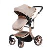 CoBaby High Landscape Baby Stroller, 2 in 1, Bidirectional with 4 Wheels Shock Absorber, Design Patented