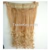 body wave india hair halo hair extensions/flip in hair extensions