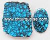 turquoise cabochons tu...