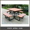 Arlau patio furniture set, picnic table benches, dining table set