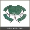 Arlau garden furniture company, metal chair and table, outdoor table