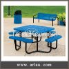 Arlau garden furniture company, metal chair and table, outdoor table