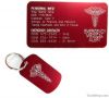 125Khz rfid Key fob ep...