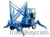 Folding arm hydraulic lift platform