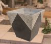 garden stone flowerpot statue