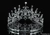 Wholesale Bridal Sparkling Pageant Crystal Tall Tiara CT1579