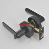 Black interior lever handle black paint internal American entrance door handle