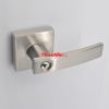 Zinc Alloy Bathroom Sliding Door Tubular Lever Handle Door Lock