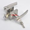 Zinc Alloy Bathroom Sliding Door Tubular Lever Handle Door Lock