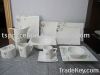 73pcs square fine bone china dinnerware