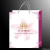 simple paper shopping , promotional bag in kraft , white cardboard