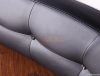 Genuine Leather Cheap Black Soft Bed