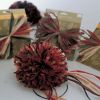 Rayon Raffia Pom Pom Bow