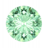 High quality loose moissanite Intense green round cut Carat-1.00ct.