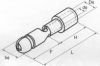 BULLET SHAPE MALE PRE-INSULATED TERMINAL