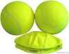 Inflatable tennis ball